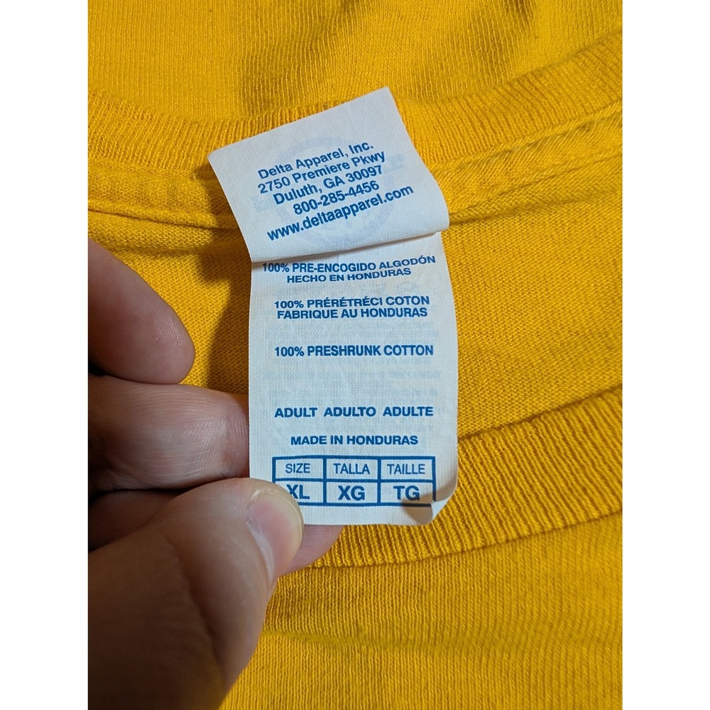 Cleveland Cavaliers All In 216 NBA Playoffs Gold Yellow Cotton T-Shirt Size XL - Picture 7 of 10